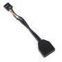 Silverstone G11303050-RT cavo USB USB 3.0 USB 2.0 Nero (G11303050-RT)