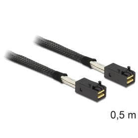DeLOCK 0.5m, Mini SAS HD x 4 SFF 8643 0,5 m Nero (83386)