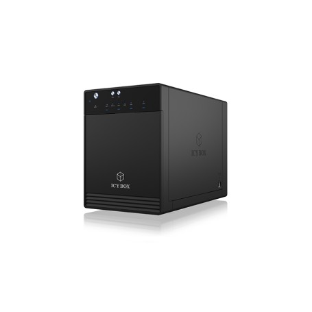 ICY BOX IB-3740-C31 Box esterno HDD/SSD Nero 2.5/3.5" (60360)