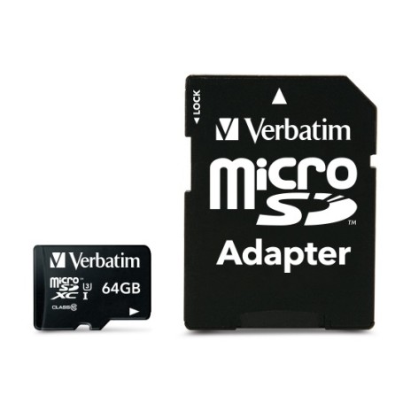 Verbatim Pro memoria flash 64 GB MicroSDXC UHS Classe 10 (47042)