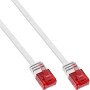 InLine Flat patch cord UTP Cat.6 1m White cavo di rete Cat6 U/UTP (UTP) (71601W)