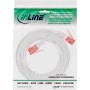 InLine Flat patch cord UTP Cat.6 1m White cavo di rete Cat6 U/UTP (UTP) (71601W)