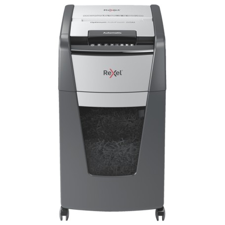 Rexel AutoFeed+ 225M distruggi documenti Taglio a frammenti 55 dB 23 cm Nero, Grigio (2020225MEU)
