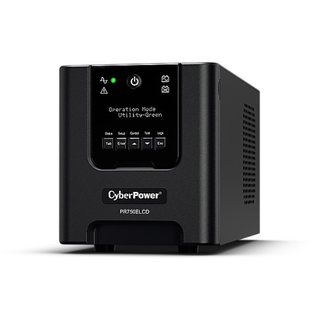 CyberPower PR750ELCDGR gruppo di continuità (UPS) A linea interattiva 0,75 kVA 675 W 4 presa(e) AC (PR750ELCDGR)