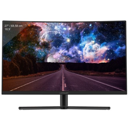 LC-Power LC-M27-FHD-240-C monitor piatto per PC 68,6 cm (27") 1920 x 1080 Pixel Full HD Nero (LC-M27-FHD-240-C)