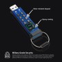 iStorage datAshur Pro unità flash USB USB tipo A 3.2 Gen 1 (3.1 Gen 1) Blu (IS-FL-DA3-256-64)