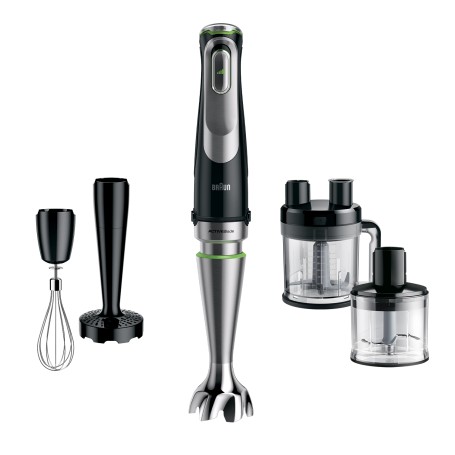Braun MultiQuick 9 MQ 9195XLI 2 L Frullatore ad immersione 1200 W Nero, Acciaio inossidabile (MQ9195XLI)