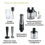 Braun MultiQuick 9 MQ 9195XLI 2 L Frullatore ad immersione 1200 W Nero, Acciaio inossidabile (MQ9195XLI)