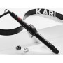Rowenta X KARL LAGERFELD CF321LF0 messa in piega Ferro per ricci Caldo Nero, Rosso 47 W (CF321L)