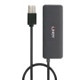 Lindy 42986 hub di interfaccia USB 2.0 480 Mbit/s Nero (42986)