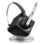 EPOS | SENNHEISER IMPACT DW Office ML - EU Cuffia Aggancio, Padiglione auricolare, Passanuca Nero, Argento (1000529)