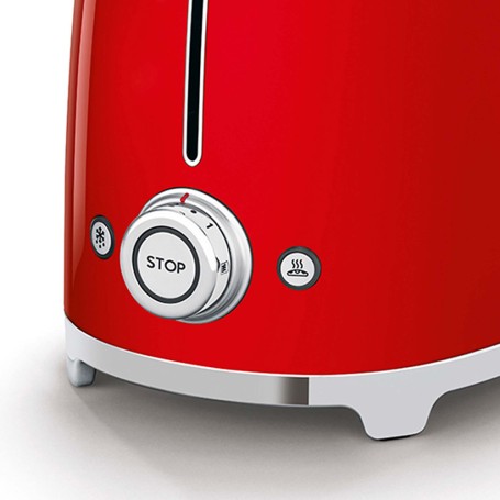Smeg TSF01RDEU tostapane 2 fetta/e 950 W Rosso (TSF01RDEU)