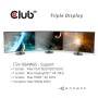 CLUB3D USB TC3.2 Gen 1 Trip dyn PD C60W-100W Docking USB 3.2 Gen 1 (3.1 Gen 1) Type-C Nero (CSV-1564W65)