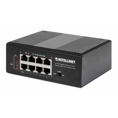 Intellinet 561624 switch di rete Gigabit Ethernet (10/100/1000) Supporto Power over Ethernet (PoE) Nero (561624)