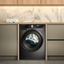 Hisense WD3S8043BB3 lavasciuga Libera installazione Caricamento frontale Nero D (20014539)