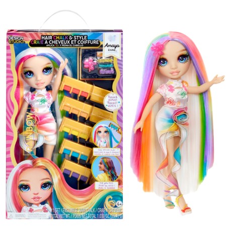 Rainbow High Hair Chalk & Style Doll- Amaya (Rainbow) (526780-EUC)