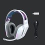 Logitech G G733 Wireless Headset Cuffia Padiglione auricolare Bianco (981-000883)