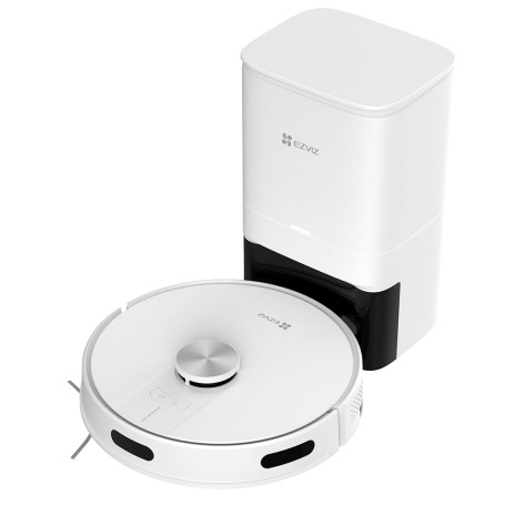 EZVIZ RE4 PLUS Aspirapolvere lavapavimenti robot con base svuota polvere, connesso con app (314100030)