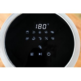 Unold 58695 friggitrice Singolo 3,5 L Indipendente 1200 W Friggitrice ad aria calda Nero