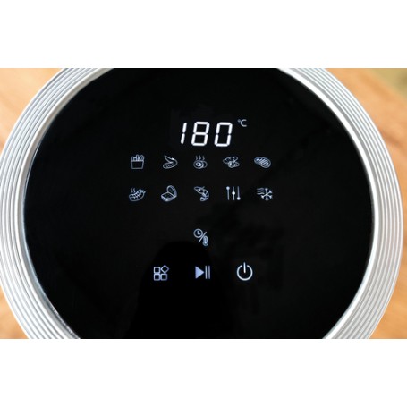 Unold 58695 friggitrice Singolo 3,5 L Indipendente 1200 W Friggitrice ad aria calda Nero