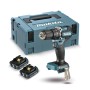 Akku-Schlagbohrschrauber DHP487RAJ, 18Volt (blau/schwarz, 2x Li-Ionen Akku 2,0Ah, MAKPAC)