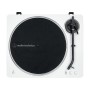 Audio-Technica AT-LP70XBT Giradischi con trasmissione a cinghia Argento, Bianco Completamente automatico (AT-LP70XBTWS)