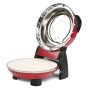 Pizzaofen Napoletana (rot, 1.200 Watt, fr Pizza  31cm, 2 Steine) (G10032)