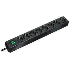 Eco-Line Steckdosenleiste 8-fach (schwarz, 3 Meter) (1159300018)