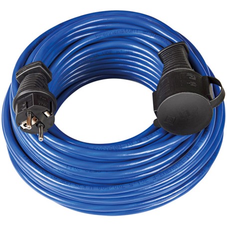 BREMAXX Outdoor-Verlngerungskabel, 10 Meter (blau) (1169810)