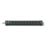Premium-Line Steckdosenleiste 10-fach (schwarz, 3 Meter) (1951100100)