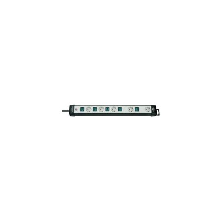 Premium-Line Technik Steckdosenleiste 5-fach (schwarz/hellgrau, 3 Meter, einzeln schaltbar) (1951550600)