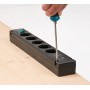 Bremounta Steckdosenleiste 5-fach (schwarz, 3 Meter, 2x USB-A) (1150660315)