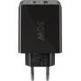 USB-C PD Dual-Schnellladegert 30 Watt (schwarz, 1x USB-A, 1x USB-C PD) (61673)