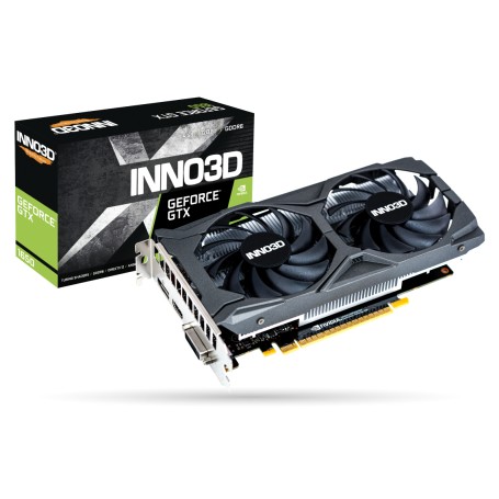 Inno3D GEFORCE GTX 1650 GDDR6 TWIN X2 OC V2 NVIDIA 4 GB (N16502-04D6X-1720VA30)