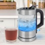 ProfiCook PC-WKS 1228 G bollitore elettrico 0,5 L 1100 W Acciaio inox, Trasparente (501228)