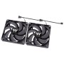 CT140 PC Cooling Fan (schwarz, 2er Pack) (CL-F148-PL14BL-A)