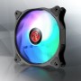 EOS 12 RBW ADD -2 120x120x25 (schwarz/transparent, 2 Stck, inkl. 8-Port Hub, Fernbedienung) (0R40B00215)