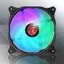 EOS 12 RBW ADD -2 120x120x25 (schwarz/transparent, 2 Stck, inkl. 8-Port Hub, Fernbedienung) (0R40B00215)