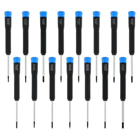 (NEW) Marlin Schraubendreher-Set (schwarz/blau, 15-teilig) (EU145462-1)