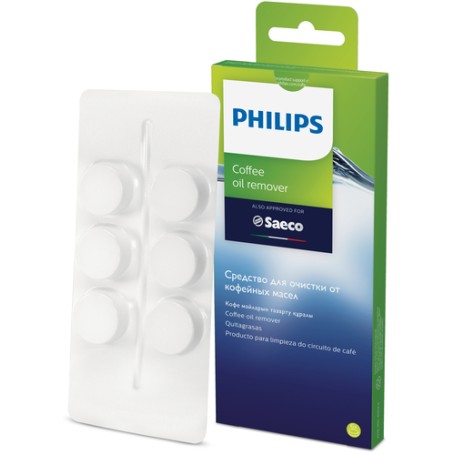 Philips Pastiglie per la rimozione dei residui grassi del caffè CA6704/10 (8720389000423)
