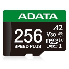 ADATA Speed Plus 256 GB MicroSDXC Classe 10 (UD256GUI3V30A2SP-RA1) ADATA Speed Plus 256 GB MicroSDXC Classe 10 (UD256GUI3V30A2SP-RA1)