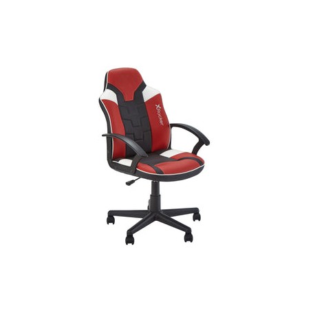 X Rocker 5120101 sedia per videogioco Poltrona per gaming Sedia tappezzata Nero, Rosso, Bianco