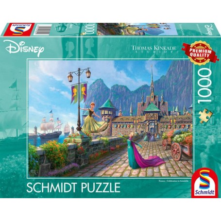 Thomas Kinkade Studios: Disney - Celebration in Arendelle (1000 Teile) (58042)