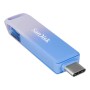 SanDisk Creator Phone Drive unità flash USB 128 GB USB Type-C / Lightning 3.2 Gen 1 (3.1 Gen 1) Blu, Lillà (SDIXD0N-128G-GN6TP)