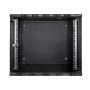 LogiLink W09B54B rack 9U Da parete Nero