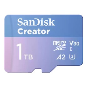 SanDisk Creator 1 TB MicroSDXC UHS-I Classe 10 (SDSQXAV-1T00-GN6MS) SanDisk Creator 1 TB MicroSDXC UHS-I Classe 10 (SDSQXAV-1T00-GN6MS)