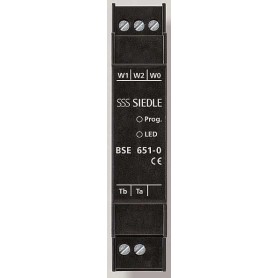 Siedle&Söhne Bus-Schalt-Einheit Schwarz Hutschiene BSE 651-0 (210007486-00)