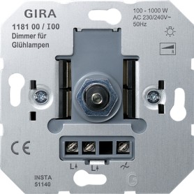 GIRA 1181 00 Da Incasso Dimmer Grigio (118100)