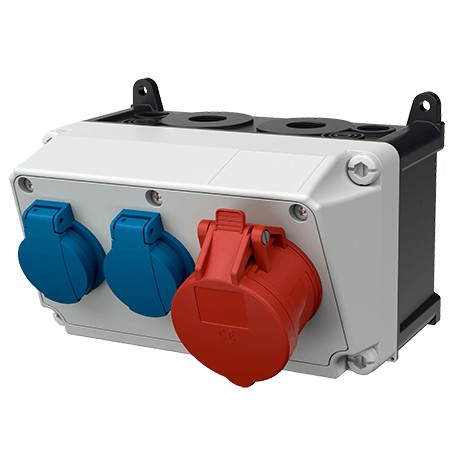 MENNEKES 910007 spina elettrica accoppiata 16 A 5 p
