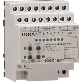 GIRA Jalousieaktor 4fach REG KNX/EIB 230V AC 103900 (103900)